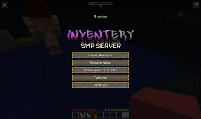 The settings menu in the plots dev page, inside Bedwars: "Leave Bedwars" is its first item